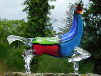 Last one: Glass Horse Sculpture – Handmade Murano-style Glass Blown Artwork