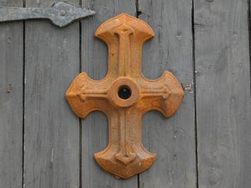Cross-shaped wall bracket – 35 x 25 cm – Cast iron