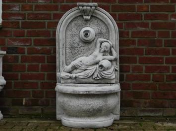 Wall Fountain with Woman - 115 cm - Stone 