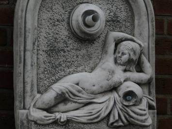 Wall Fountain with Woman - 115 cm - Stone 