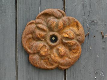 Gietijzeren Muuranker - 15 cm - Bloemmotief
