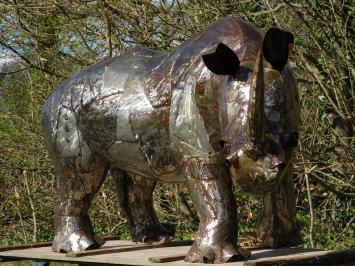 Nashorn ''Rino'' XXL - 130 x 210 cm - Handgefertigt und einmalig