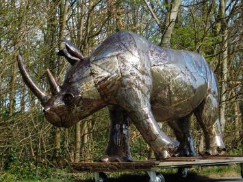 Nashorn ''Rino'' XXL - 130 x 210 cm - Handgefertigt und einmalig
