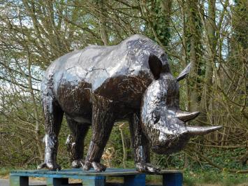 Neushoorn ''Suma'' XXL - 120 x 250 cm - Handgemaakt en Uniek