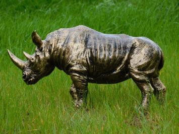 Beeld Neushoorn - 45 cm - Polystone