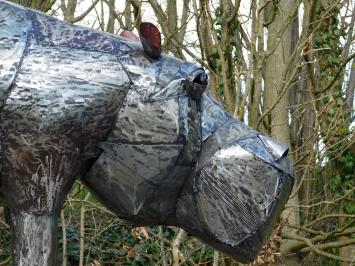 Nijlpaard ''Nilo'' XXL - 105 x 190 cm - Handgemaakt & Uniek