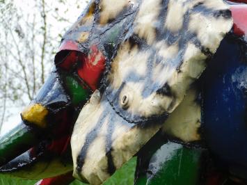 Elefant in Farbe – 110 x 210 cm – Handgefertigt und einzigartig