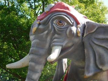Eenmalig: Olifant XXL - 340 x 400 cm - Uniek Beeld