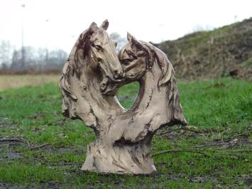 Paardenbeeld - goud/brons - polystone