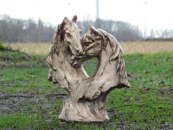 Paardenbeeld - goud/brons - polystone