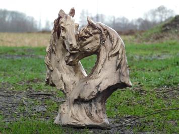 Paardenbeeld - goud/brons - polystone