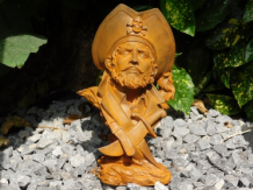 Special statue of a Pirate, cast iron, very detailed!