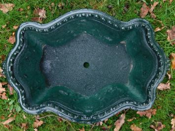 Plantenbak Art Nouveau - 55 cm - Alu - Donkergroen