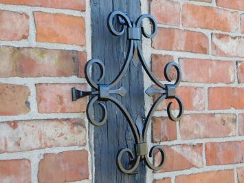 Wrought iron window grille door grille black - iron grille antique