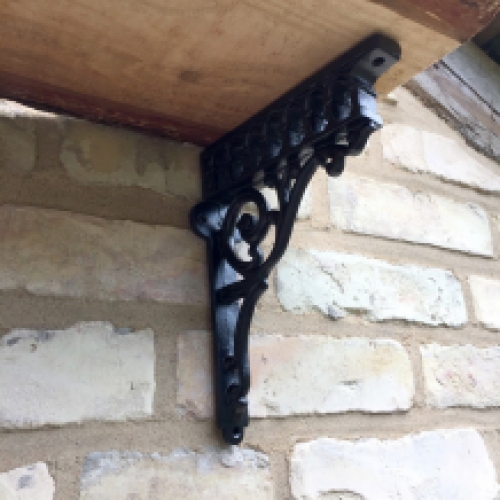 2 x stabiele wandhouder, ondersteuningskolommen, hoekdrager