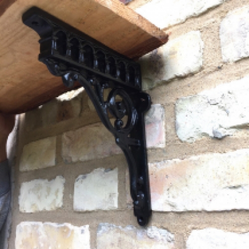 2 x stabiele wandhouder, ondersteuningskolommen, hoekdrager