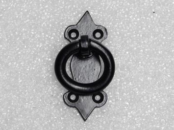 Retro Ring Handle – Black – Iron – Cupboard Handle