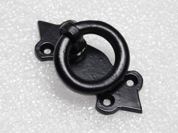 Retro Ring Handle – Black – Iron – Cupboard Handle