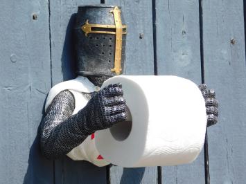 Unique Knight Toilet Roll Holder | Hand-painted | High-quality Polystone