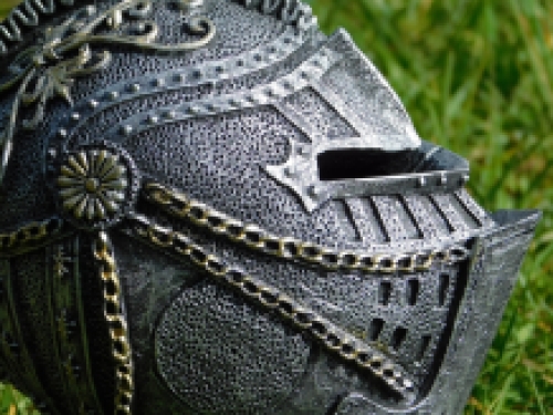 Spaarpot Ridderhelm - polystone