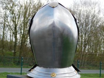 Knight's helmet - Metal - Polished and Oiled