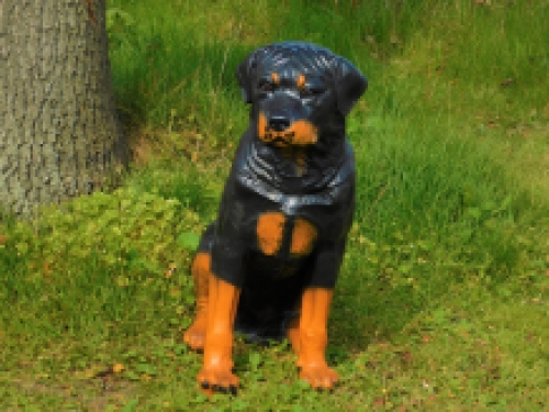 Beeld Rottweiler XL - polystone 