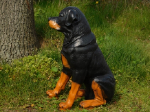 Beeld Rottweiler XL - polystone 