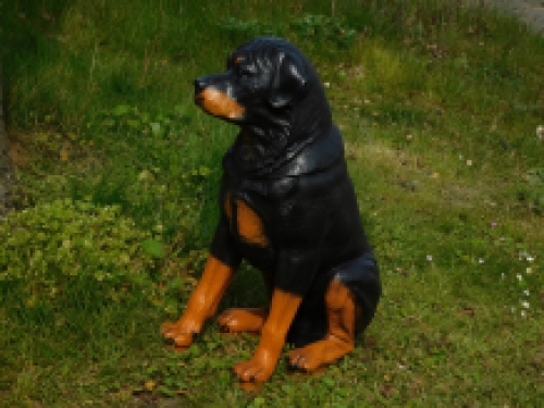 Beeld Rottweiler XL - polystone 