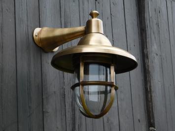 Scheepslamp L - Messing - Rond