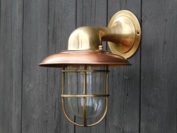 Ship's lamp - brass/copper - wall lamp
