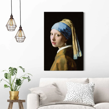 Painting Girl with the Pearl Earring - 90 x 60 cm