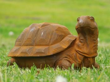 Beeld Schildpad van gietijzer - gedetailleerd