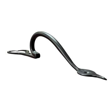 “Heart and Arrow” door handle for sliding doors and other types – cast iron – black