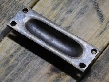 Schiebetürgriff – 10 cm – Antik-Messing