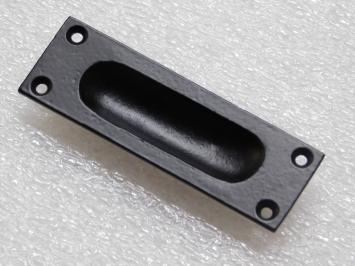 Schiebetürgriff – 10 cm – Schwarz – Eisen