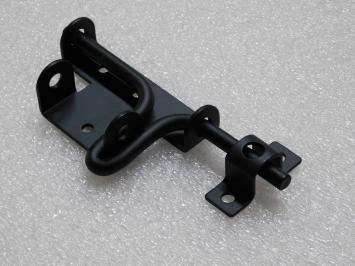 Slide lock with padlock hole - Black - Metal