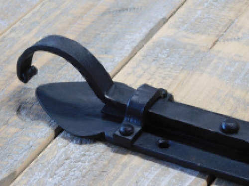 Robust sliding lock - antique iron - latch