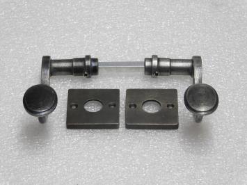 Türgriff-Set Hamilton mit Griffrosetten – verzinktes Gusseisen