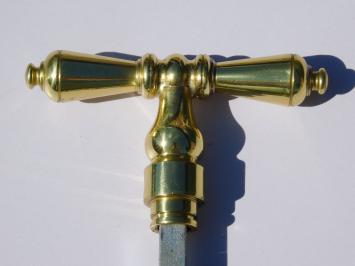 Set Klinken T-Model - Glanzend Messing - Klassiek