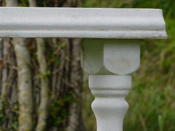 Set van 3 Balusterpalen met Venster – Voor Balkon of Tuin – Steen – 60 cm