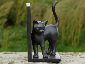 Bookends with Cats - Black Brown - by Polystone and Wood