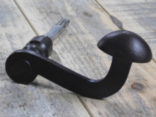 Set of door hardware for room doors - handles and rosettes BB, dark brown iron