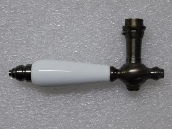 Set Deurbeslag – 2 Deurklinken met Deurplaten PC92 – Donker Gepatineerd Messing – Klassiek & Stijlvol