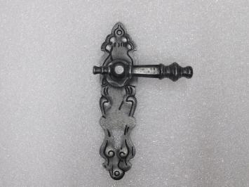 Türbeschlagset – Türgriffe „Victoria“ + Türplatten „Royale PZ 92“ – Gusseisen, verzinkt