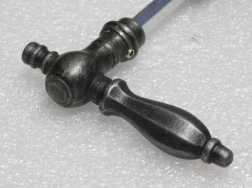 Set of Kensington Door Handles - Cast Iron Galvanised