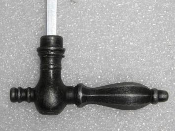 Set of Kensington Door Handles - Cast Iron Galvanised