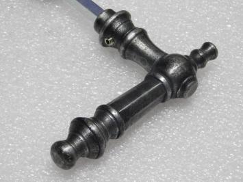 Set Deurklinken Victoria - Gietijzer Verzinkt