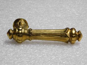 Door handle set with backplate (PC 72) – Polished brass – Classic