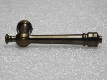 Montel Door Handle Set + Long Door Plates BB 72 - Patinated Brass