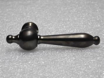 Revo Door Handle Set - Dark Patinated Brass